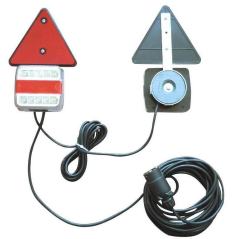 LED Magneet Verlichtingsset met Reflectoren 12+2,5 mtr kabel 7-polig